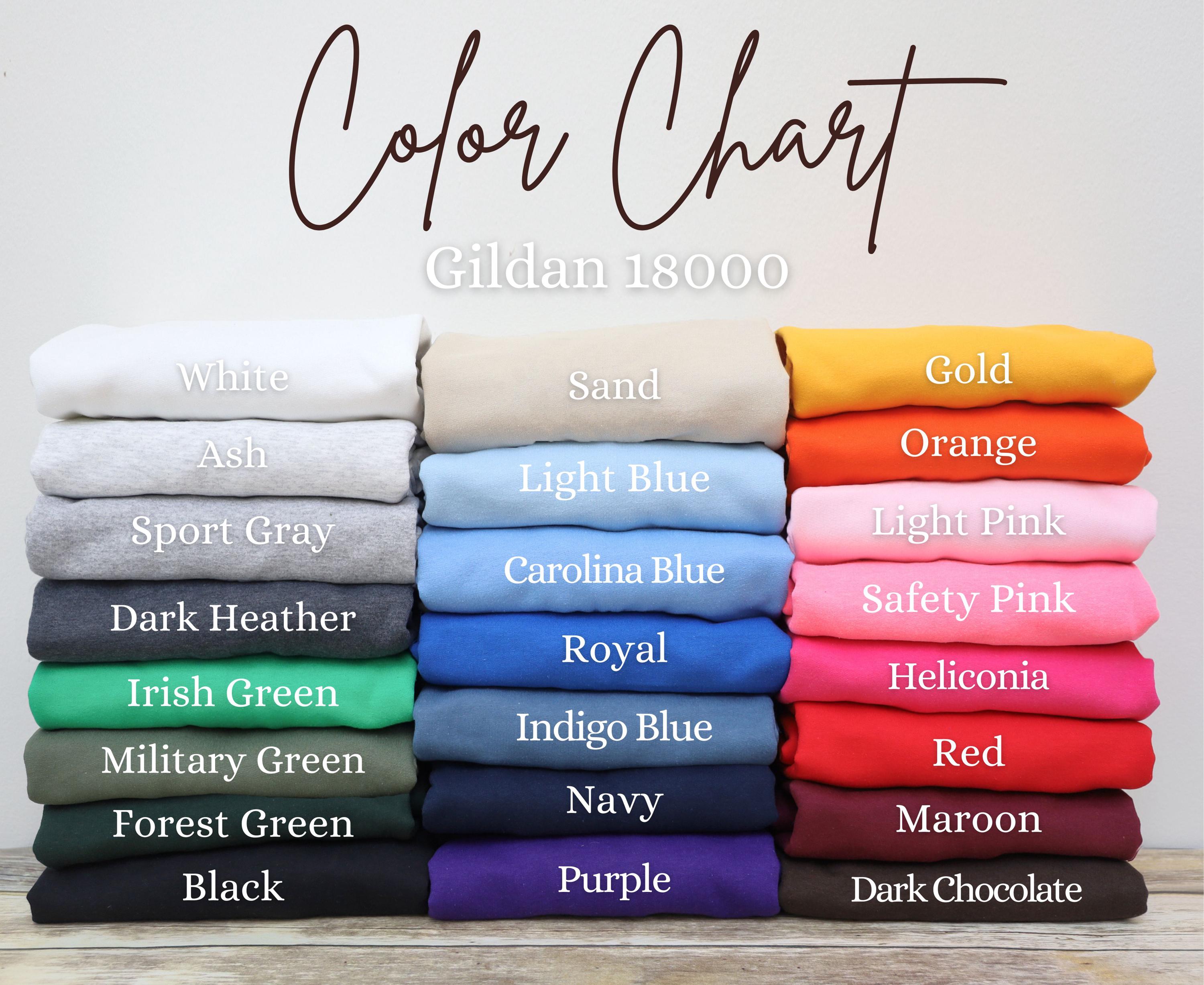 Cute ghost coffee fall Halloween Embroidered Sweatshirt gildan 18000